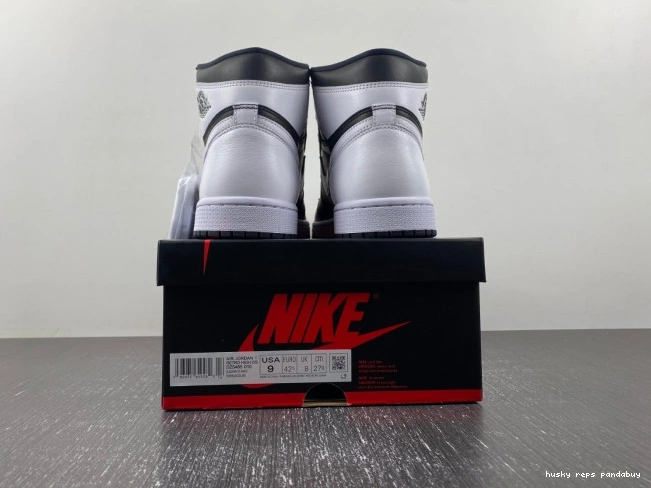 Rep Husky Jordan DZ5485-010 Reverse Panda OG 1 Air High 0813
